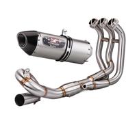 Systèmes Complets D'échappement Motocross Scooter Pitbike Silencieux Pour Yamaha YZF MT09 FZ-09 2014-2020 Pièces système(Type A carbon cap)
