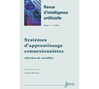 Systèmes d'apprentissage connexionnistes : sélection de variables - Bennani - Hermes Science Publications - broché - Etude