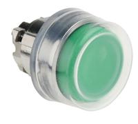 Schneider Electric ZB4BP3 Harmony ZB4BP3 Bouton-poussoir avec capot de protection, actionneur plat 1 bouton vert décrochage par
