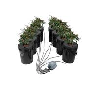 Systèmes De Culture Hydroponique DWC En PP 20L 8 Seaux Pour Légumes à Feuilles