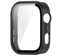 Systèmes de défense mixtes légers combinant une face avant en verre modéré et un boîtier arrière en polycarbonate rigide pour montre Fit 4 avec coque en polycarbonate rigide à couverture complète avec