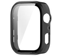 Systèmes de défense mixtes légers combinant une face avant en verre modéré et un boîtier arrière en polycarbonate rigide pour montre Fit 4 avec coque en polycarbonate rigide à couverture complète avec