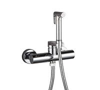 Systèmes de Douche de Bain à Robinet d'eau Robinets de Bidet, Robinet de Douche Mural Bidet Pulvérisateur de Toilette Toilette avec mélangeur de laveuse de Toilette à Main Douche