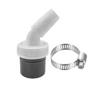 Systèmes de drainage professionnels de machine à laver Construction en plastique Comprend un collier de serrage pour adaptateur de vidange de machine à laver à raccordement stable Convient