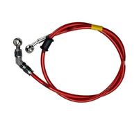 Systèmes de freinage pour moto - Tuyau de frein renforcé en acier - Couvertures en caoutchouc souple - Résistance à la pression - Montage facile - Ligne de frein hydraulique pour moto