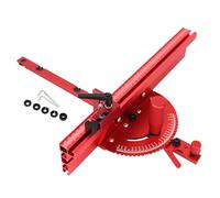 Systèmes de jauges à onglets de table avec clôture à onglet 15 angles d'arrêt disque amovible réglable pour routeurs Accessoires de table Butées d'angle réglables