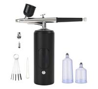 Systèmes De Pistolets Pulvérisateur Pneumatique 7 4 V avec Une Brosse Nettoyage pour Réhydratation Cutanée Tâches Peinture Précise À Double Usage Aérographe pour Les Soins La Peau Et
