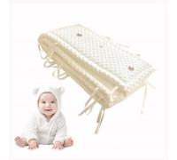SystèMes De Protection, Fibre De Polyester Douce, Lavable AlèSes De Sommier pour Éviter Les Collisions avec Les Animaux,TourdeLitBébé-60x120