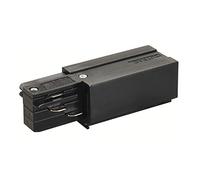 Systèmes de Rail 230 V ALIMENTATION 2 TERRE DROITE EUTRAC - RAIL 3 ALLUMAGES Noir SLV