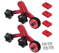 Systèmes De Rouleaux Roulement Avec Bras À Double Pression Panneau Plumes En Aluminium Précision Pour Le Travail Du Bois Tronçonneuses Table Stabilité Réduction Des Vibrations