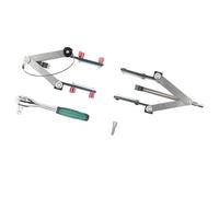 Systèmes de serrage robustes à quatre voies en alliage d ' aluminium, outil d ' assemblage de pinces de jonction pour menuiserie professionnelle et excellent résultat, pince pour panneaux de bois