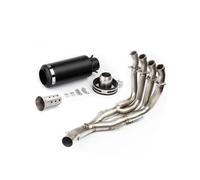 Systèmes D'échappement Pour YZF R6 2006-2016 Système Complet Embouts De Silencieux D'échappement Tuyau De Liaison Avant Tuyaux D'échappement Tuyau d'échappement à enfiler