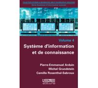 Systèmes D'information Avancés - Tome 4, Système D'information Et De Connaissance