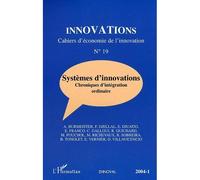 Systèmes d'innovations Chroniques d'intégration ordinaire - Collectif - L'harmattan - broché - Etude