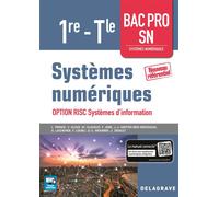 Systèmes numériques 1re Tle Bac Pro SN, option RISC Systèmes d'information (2017) - Pochette élève Pochette élève, Edition 2017 - VALENTIN ALCIDI - Delagrave - broché - Scolaire / Universitaire
