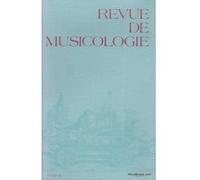 systemes sans fil REVUE DE MUSICOLOGIE REVUE DE MUSICOLOGIE T.66/1 (1980) Ensemble Cravate