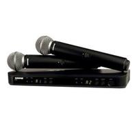 Shure BLX288/SM58 Noir Microphone de scène/direct