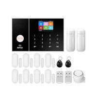 Systèmes Sécurité Domestique Système D'alarme De Sécurité WiFi for La Maison Et L'entreprise, Travail Contrôle avec Application Tuya Smart Life Multilingue(I)