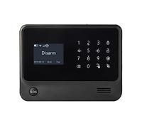 Systèmes Sécurité Domestique Système D'alarme WiFi GSM Sécurité Maison APP Contrôle Filaire Alarme Animal De Compagnie Immunitaire PIR Détecteur Kit Bricolage(Black Host)