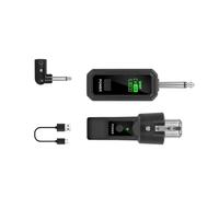 Systèmes Sonores Sans Fil Portables Pour Instrument De Musique 6 35 Mm Interfaces Configuration Rapide Clear Sound Abs Métalage Métallique Microphones D'instruments Sans Fil Pour Guitare / Saxophone