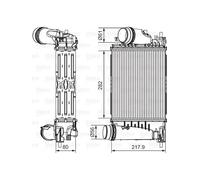 Systèmes thermiques VALEO - Refroidissement moteur - Refroidisseur d’air de suralimentation à hautes performances -