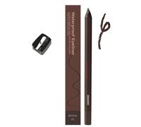 Systemous Eyeliner Pencil, Systemous 24 Hr Waterproof Eyeliner Duo Sharpenable Eye Pencil, Long-Lasting 2 in 1 Eye Liner and Eyebrow Pencils Waterproof Eyeliners For Eye Makeup (Brown)