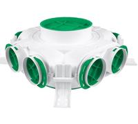 SYSTERM Boîte de distribution DN 160/200-8x75, accessoires pour récupération, ventilation, chauffage, système CVC, récupération de chaleur, aération, boîte de distribution, diffuseur d'air pour