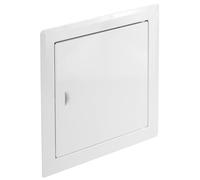 SYSTERM - Trappe d'inspection en acier pour inspection et couverture, fermeture magnétique, blanc, dimensions au choix (1, blanc, 25 x 30 cm)