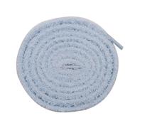 SYSUII Lot de 3 paires de lacets en peluche - 7 mm - Ronds et moelleux - Lacets de rechange universels pour baskets, chaussures de sport, chaussures de course, baskets, bleu clair, 120
