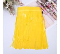 SYSUII Lot de 5 guirlandes métalliques jaunes - Guirlande à franges - Décoration de fête de Noël - Décoration de fête - Guirlande à franges à suspendre - Pour mariage, anniversaire, chambre