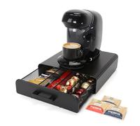 SYSYLY Organisateur pour dosettes de café avec tiroir, boîte de rangement pour capsules de café, boîte à thé, boîte à thé pour cuisine, bureau.