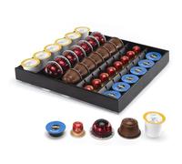 SYSYLY Support de capsules de café,insert de tiroir,Compatible pour Capsules Dolce Gusto|Vertuoline|Orignalline,Tiroir de Rangement Capsule a Café,35-40 Capsules Capacité, Noir.