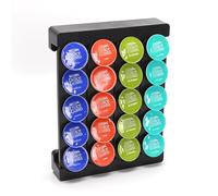 SYSYLY Support Mural pour Capsules Dolce Gusto, Inserts de Tiroir, Distributeur de Capsules, Convient pour les Murs de Cuisine et les Armoires (Autocollant).