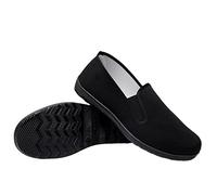 SYT-MD 1 Paire de Chaussures de Kung Fu Douces et Confortables Tai Chi Arts Martiaux karaté Wing Chun Sports Arts Martiaux entraînement Baskets (Color : Black, Size : 38 EU)