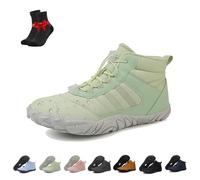 SYT-MD Chaussures Pied Nus Homme Femme, Léger Chaussures Minimaliste Chaudes Chaussure De Marche, Avec Semelle Antidérapante Et Large Boîte À Orteils(Light green,41 EU)