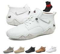 SYT-MD Chaussures Vogany, Chaussures de randonnée Montantes, Chaussures Pieds Nus Respirantes, Baskets Chukka légères et décontractées(White,40 EU)