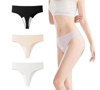 SYT-MD String invisible Styledchic, sous-vêtement sans couture Ambarwear for toutes les morphologies, sans camel toe, confort respirant toute la journée(3pcs-A,M)