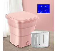 SYTH 11L Mini Lave-Linge,Machine à Laver Portable pour Camping,rondelle Turbine Pliante,Stérilisation à Rayons Bleus Petite Laveuse Automatique pour Voyage Camping Chaussettes sous-vêtements Culottes