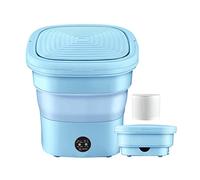 SYTH Mini Machine à Laver,Lave-Linge Pliable à Ultrasons,Lave Linge pour étudiant avec Ozone et lumière Bleue,rondelle Turbine Pliante, pour Voyage Camping Chaussettes sous-vêtements Culottes