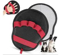 SYTONGTONG Gant d'épilation d'animaux pour chats et chiens, gants électrostatiques réutilisables, outil d'épilation d'animaux pour vêtements, canapé, tapis, siège de voiture (rouge)