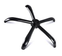 Sytopia Base de Rechange pour Chaise de Bureau, Robuste 71,1 cm, capacité de 997,9 kg, Roulette Universelle et Cylindre de gaz, Noir Mat