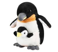 SYTTNUM Maman et Bébé Pingouin Poupée, Jouet en Peluche Pingouin, Penguin Mignonne en Peluche, Cadeau d'anniversaire pour Enfants, Peluche Décorative pour Chambre