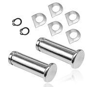 SYudwen Kit de chevilles de montage pour repose-pieds de moto avec support mâle pour moto/passager Compatible avec les modèles Harley Touring Dyna Sportster Softail ect, goupille + rondelle à ressort