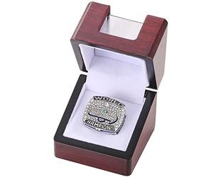 SYUFRE Bague De, Toutes Les Répliques de Bague de Précédentes, Avec Boîte D'Affichage, Pour Les Fans, Les Amis Et L'Anniversaire de La Famille/2013 Seahawks/11