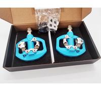 Syun-Lp Noir Nylon Du + Roulement Vtt Montagne Xc Clipless Vélo Éventuelles D Pédales De Vélo Inc Aleats Pédale Pièces De Vélo - Type B018 Blue