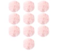 SYUULCOI 10pcs Ball de Jouet de Chat coloré Portable Jouant Jouet Chat Jouet pour Animaux de Compagnie (Rose)
