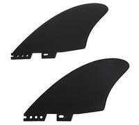 SYUULCOI 2 ailerons de Surf détachables en PVC, Style Queue de Poisson, pour longboards, paddleboards et Autres Planches.