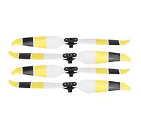 SYUULCOI Hélices de drone pour Air 2 Air 2S, matériau PC de haute qualité, démontage rapide, coloré double face, test d'équilibre dynamique, efficacité aérodynamique améliorée, (Jaune Noir)