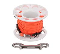 SYUULCOI Laisse rétractable pour Chien avec Joint Rotatif Anti-enroulement, Conception Portable légère, Corde en Fibre de Polyester Haute résistance, Double Crochet