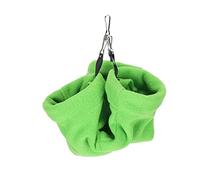 SYUULCOI Lit de Hamster Suspendu Tunnel hamac à la Maison de Couchage Chaud pour Hamster de Rat Petits animnaux (Vert)